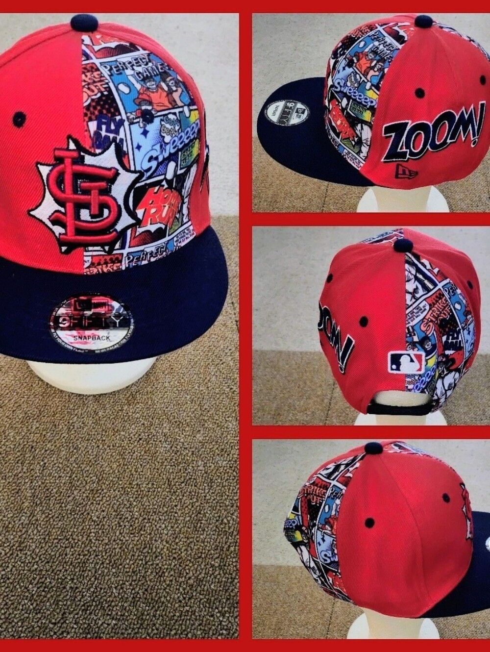ST LOUIS CARDINALS MLB BASEBALL SNAPBACK HAT.